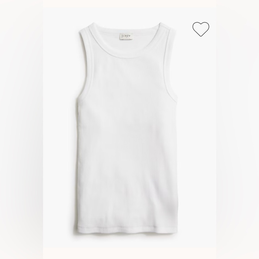 J crew Ribbed high-neck tank top medium - Picture 2 of 2
